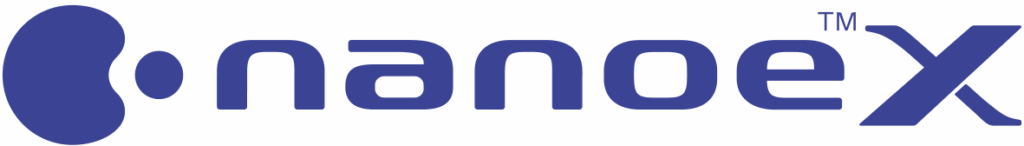 Nanoe X-logotyp – luftrenande teknik från Panasonic som neutraliserar virus, mögel och allergener i inomhusluften.
