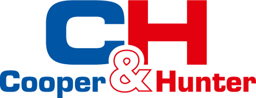 Cooper & Hunter logotyp – Värmekomfort i Väst: Värme & Kyla när du behöver. Prisvärda luft–luftvärmepumpar med snygg design och effektiv prestanda.